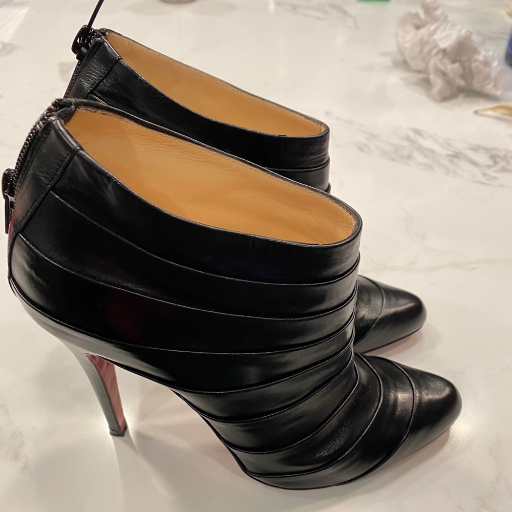 Christian Louboutin Black Booties